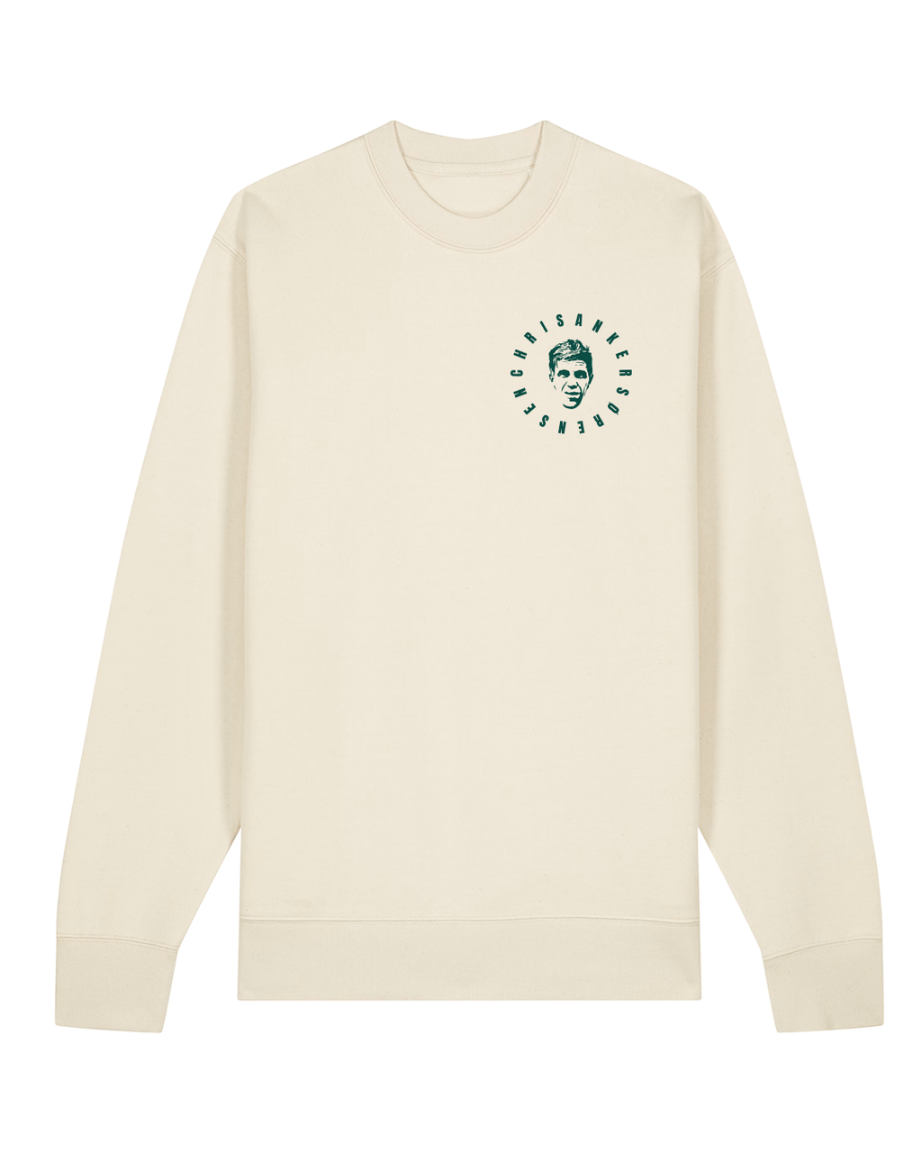 For Chris sweatshirt - naturhvid