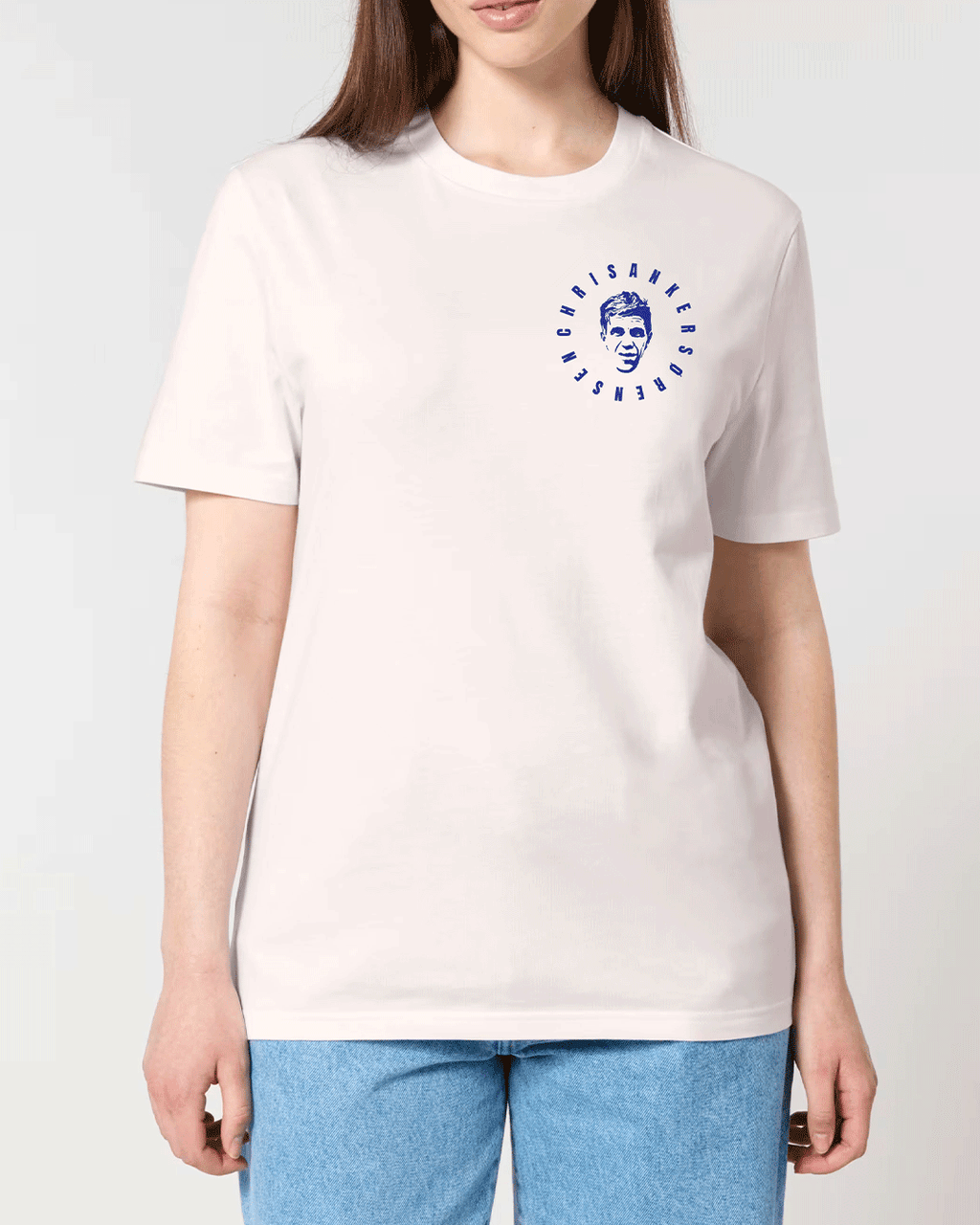 For Chris t-shirt - vintage hvid